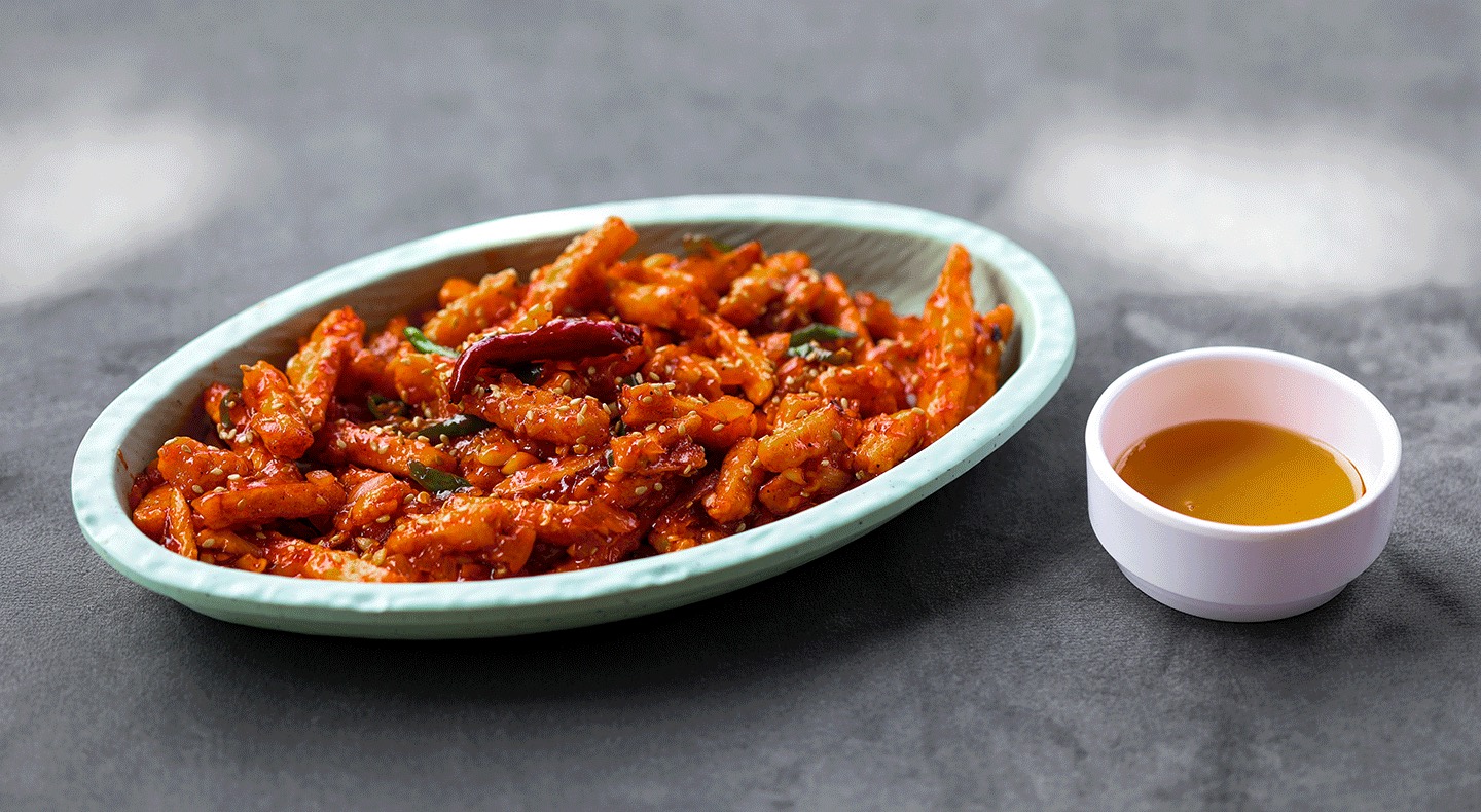 Crispy honey chilli potato